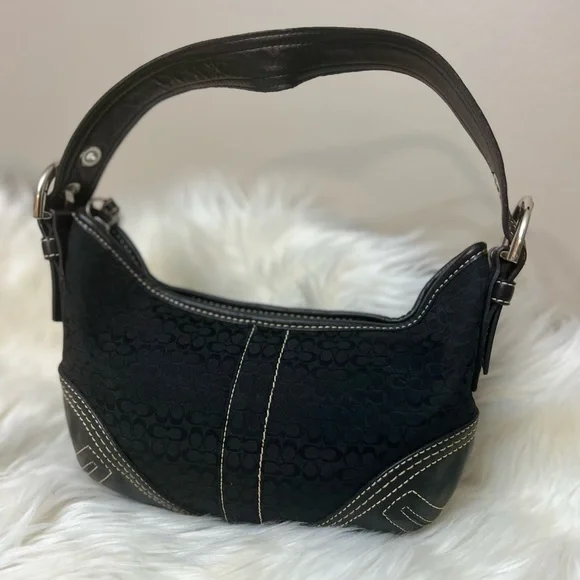 Vintage Coach Signature Logo Shoulder Bag, #2154